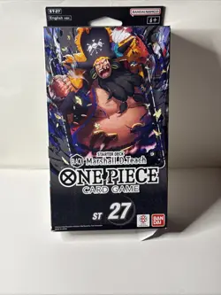 One Piece BLACK Marshall.D.Teach Starter Deck ST27 New/Sealed - Image 1