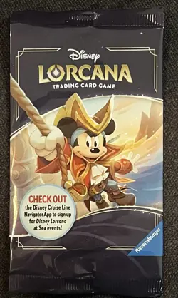 Disney Lorcana TCG Mickey Mouse Pirate DCL Treasure Sealed - Image 1