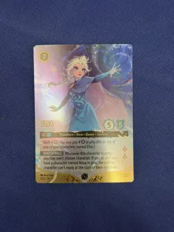 Elsa Ice Maker - Disney Lorcana Challenge TOP32 FOIL 2/C2-EN-7 - Image 2