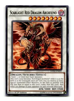 Scarlight Red Dragon Archfiend - DPDG-EN031 1st Edition Rare - YuGiOh-LP - Image 1