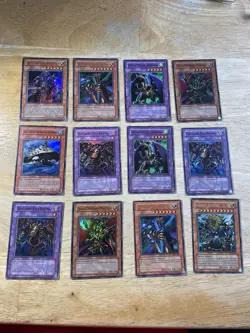 YU-GI-OH Vintage Card Lot of 12 Holo Cards 1996 Kazuki Takahashi - Image 1