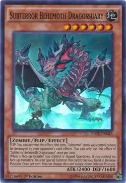Yugioh! LP Subterror Behemoth Dragossuary - RATE-EN083 - Super Rare - 1st Editio - Image 1