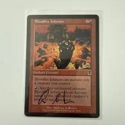 1x SignedBLOODFIRE INFUSION - Apocalypse – MTG LP Free shipping - Image 1