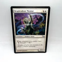 Resplendent Mentor 19 Uncommon Shadowmoor Magic: The Gathering Lightly Played - Image 1