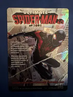 Miles Morales foil (0234) (Borderless) 234 M Marvel's Spider-Man NM - Image 3