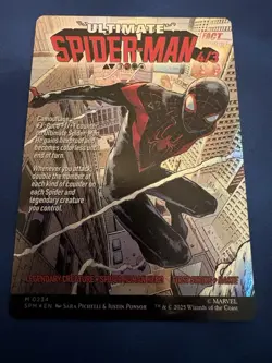 Miles Morales foil (0234) (Borderless) 234 M Marvel's Spider-Man NM - Image 4