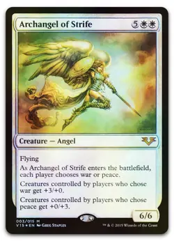 Archangel of Strife #3 (Foil) (NM) From the Vault: Angels V15 Magic MTG - Image 1
