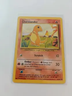 Pokemon TCG Charmander Base Set 46/102 Regular Unlimited Common - Image 1