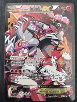Pokemon Team Magma's Groudon EX Double Crisis Ultra Rare Holo 2015 Promo 15/34 - Image 1