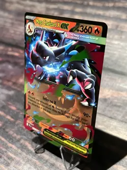 Mega Charizard X EX 013/094 ME02: Phantasmal Flames Pokemon TCG - Image 3