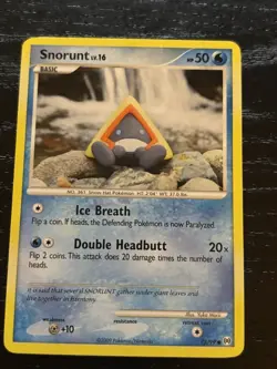 Snorunt Non-Holo Pokemon Arceus 2009 #75 FREE SHIPPING - Image 1