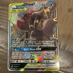 2019 Pokemon Sun & Moon Umbreon and Darkrai GX Unified Minds Tag Team 125/236 - Image 1
