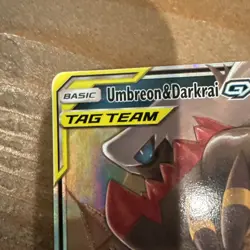 2019 Pokemon Sun & Moon Umbreon and Darkrai GX Unified Minds Tag Team 125/236 - Image 5