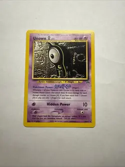 2001 Pokemon Neo Discovery Unown A Holo 14/75 - Image 1