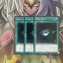 DESO-EN042 x3 Dark Hole Super Rare Excellent Condition Yugioh - Image 1