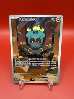 Pokemon TCG Marshadow Secret Full Art Illustration 146/132 Mega Evolution NM - Image 1