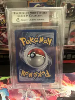Brock's Ninetales 2000 Holo Pokemon 1st Edition Graded Beckett 9 Mint 3/132 WOTC - Image 2