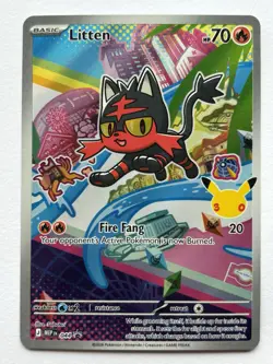 2026 Pokemon TCG First Partner Litten Illustration Promo Alolan #44 - Image 1