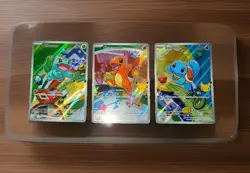 Pokemon TCG First Partner Illustration Collection Series 1 Kanto GEN 1 Starters - Image 1