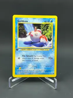 Pokemon 1st Edition Goldeen 45/64 Neo Revelation LP - Image 1