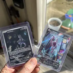 Mewtwo V ( Full Art) 072 Pokemon GO Holo. Mewtwo 151 052 black star promo - Image 1