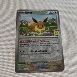 Pokemon TCG Eevee 074/131 Pokemon Day 2025 Stamped Promo MINT - Image 2