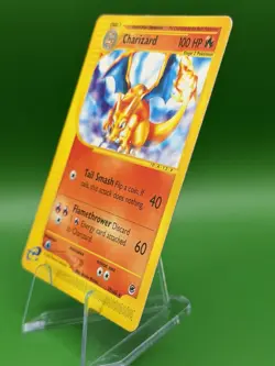 Pokemon Charizard 39/165 Expedition Base Set Rare WOTC Creased HP - Image 2