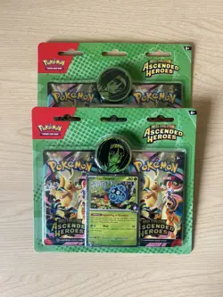 Sealed Pokemon Mega Evolution Ascended Heroes Set of 2x 2-Pack Bilsters - Image 1