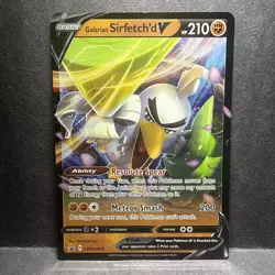 GALARIAN SIRFETCH'D V SWSH043 HOLO P SWORD & SHIELD PROMO POKEMON NM - Image 1