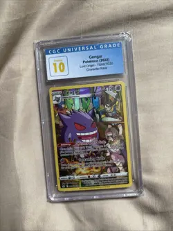 CGC 10 Pristine Pokemon Gengar TG06/TG30 2022 Lost Origin Trainer Gallery - Image 1