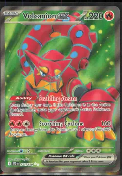 Volcanion ex 171/159 SV09: Journey Together Ultra Rare NM Pokemon TCG - Image 1