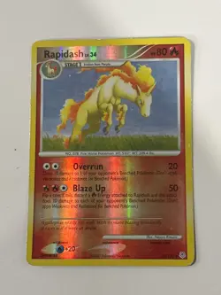 Rapidash 59/130 Reverse Holo - Diamond & Pearl -Pokemon Vintage Singles- HP - Image 1