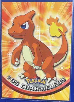 NM Topps Charmeleon 05 Pokemon Tv Animation 1999 - Image 1