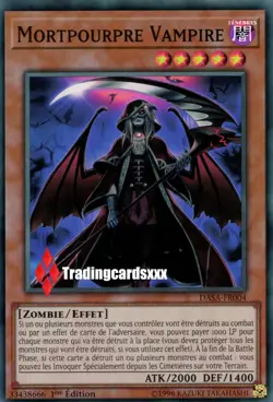 ♦Yu-Gi-Oh!♦ Mortpourpre Vampire (Grimson - Zombie) : DASA-FR004 -VF/Super Rare- - Image 1