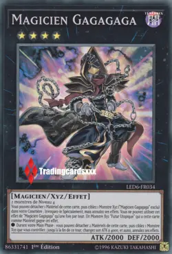 ♦Yu-Gi-Oh!♦ Magicien Gagagaga (Futur Utopique) : LED6-FR034 -VF/Super Rare - Image 1