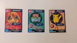 Lot of 102 Pokemon Trivia Vintage Burger King Movie Promo Cards with Charizard - Image 2