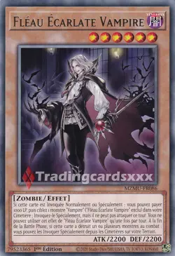 Yu-Gi-Oh! Fleau Ecarlate Vampire : R MZMU-FR086 - Image 1
