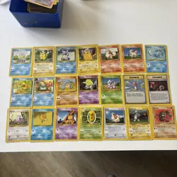 Pokemon Vintage Card Bundle Job Lot Original 1999 Mixed Cards - Image 1