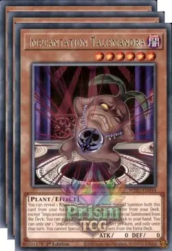 X3 Playset 1st ed Impcantation Talismandra rare WISU-EN044 Yugioh - Image 1