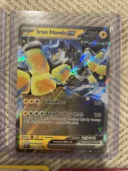 SMALL AND CHEAP LOT - Pokemon TCG - Iron Hands EX, Mewtwo, 3 Others - 5 Cards - Image 2