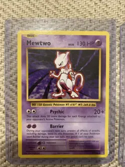 SMALL AND CHEAP LOT - Pokemon TCG - Iron Hands EX, Mewtwo, 3 Others - 5 Cards - Image 3