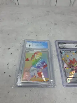 Pokemon TCG Graded Cards Lot Of 2- CGC 10 & 9 Eldegoss V & Kabu secret rare - Image 2