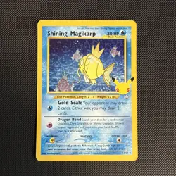 Pokemon TCG Celebrations Shining Magikarp Holo Card 66/64 Classic Collection - Image 1