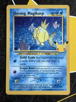 Pokemon TCG Celebrations Shining Magikarp Holo Card 66/64 Classic Collection - Image 2
