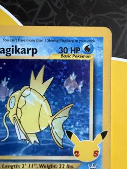 Pokemon TCG Celebrations Shining Magikarp Holo Card 66/64 Classic Collection - Image 4