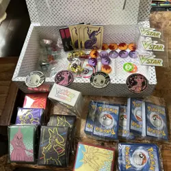 Lot Pokemon Variety (sleeves, Energy, Coins, Dice, Card Box, Scarlet & Violet - Image 1