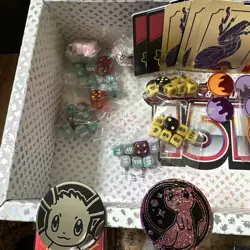 Lot Pokemon Variety (sleeves, Energy, Coins, Dice, Card Box, Scarlet & Violet - Image 2
