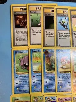 1999 Pokemon Cards Complete Fossil Unlimited Common & Uncommon 32 Card Set LP-NM - Image 4
