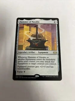 Hammer Of Nazahn Nonfoil Double Masters Card #260 MTG LP - Image 1