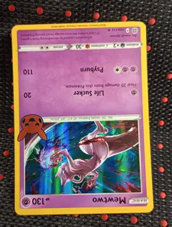 Mewtwo 056/172 Rare Holo Card Trick or Trade BOOster Pokemon TCG NM - Image 2